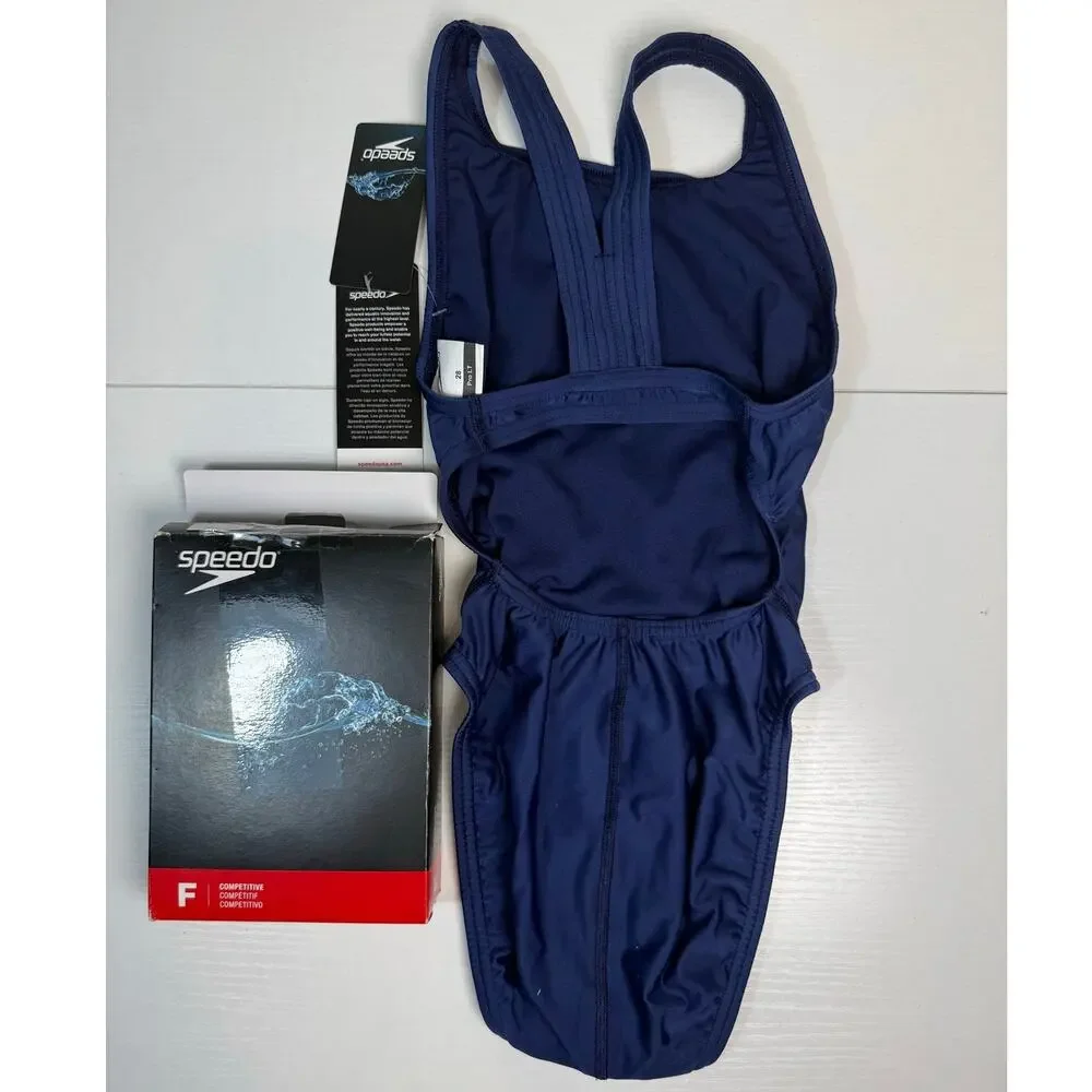 Speedo Women's ProLT Super Proback Solid One Piece Blue Size 28 NWT